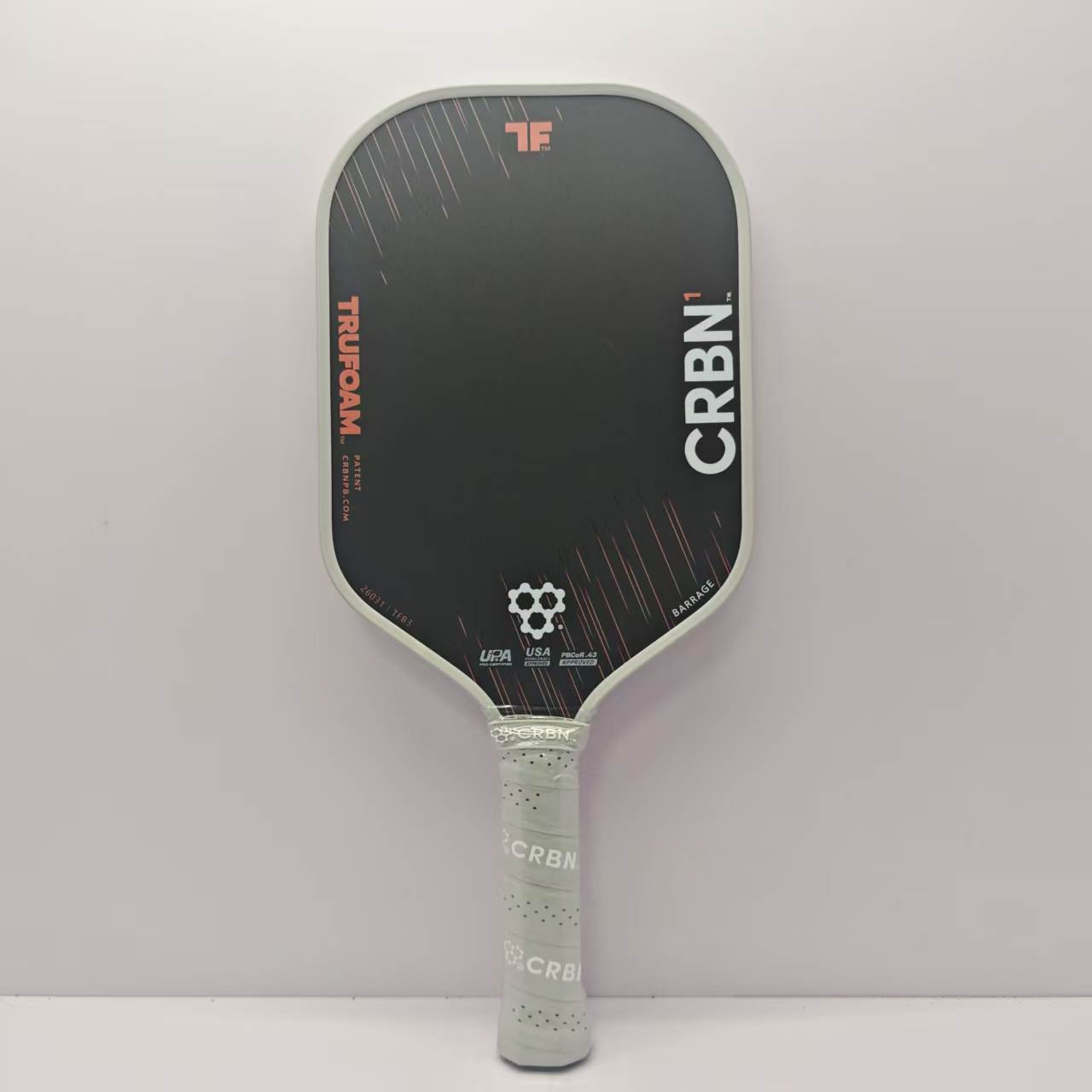 Tru Epp Foam Barrage Original 1:1 T700 Carbon Fiber 14mm Professional Pickleball Racket