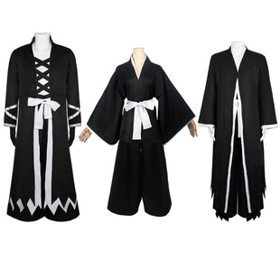死神BLEACH千年血战篇服装黑崎一护死霸装露琪亚cos服全套-阿里巴巴