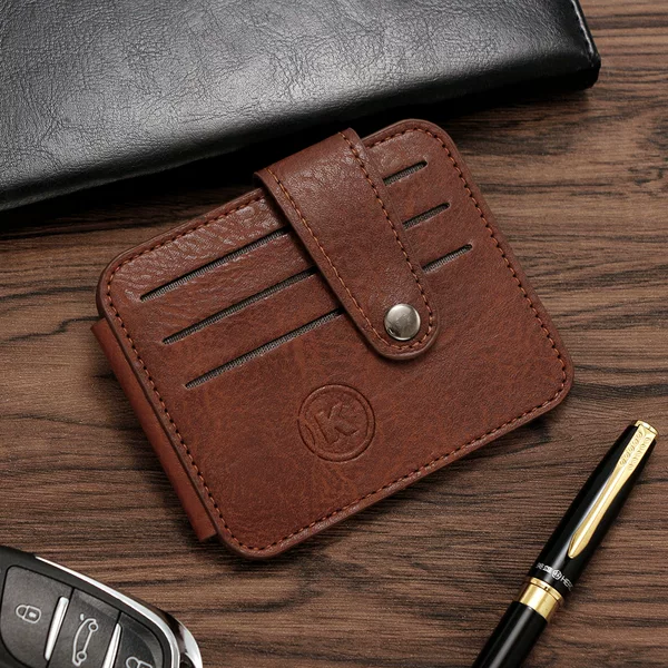 Cross-border Hot-selling Retro Buckle Thin Portable Small Card Bag Multi-card Holder Card Holder Coin Purse Cross-border Supply