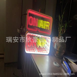 2024 new acrylic holiday party table ornaments props arrow direction signs with lights decorative brand