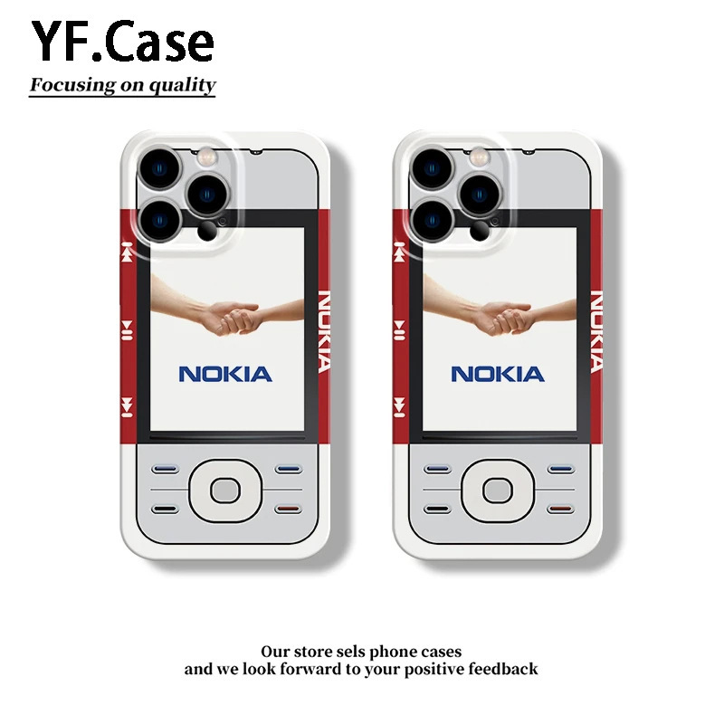 Fun Retro Nokia Case Suitable for Apple iPhone 15/16, 14 Pro Film Hard Case, 13 Precision Hole, 12 Fun Retro Nokia Case Suitable for Apple iPhone 15/16, 14 Pro Film Hard Case, 13 Precision Hole, 12