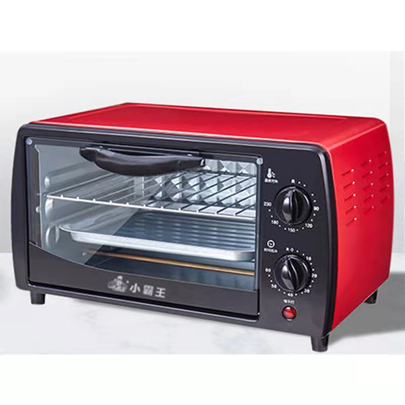Мини-печь электрическая Xiaobaowang 12L красная с таймером