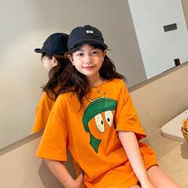 童装女童短袖t恤夏装2026新款儿童夏款中大童女孩百搭上衣夏季潮t