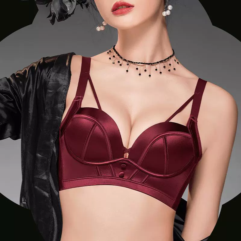 JM Zhongmai Outlet White Lovers Сборный сексуальный бесшовный блестящий кружевной регулируемый лёгкий роскошный бюстгальтер 9198