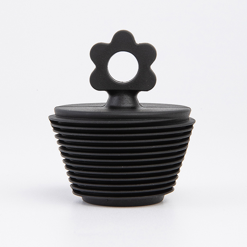 신상 블랙 플라워 플러그