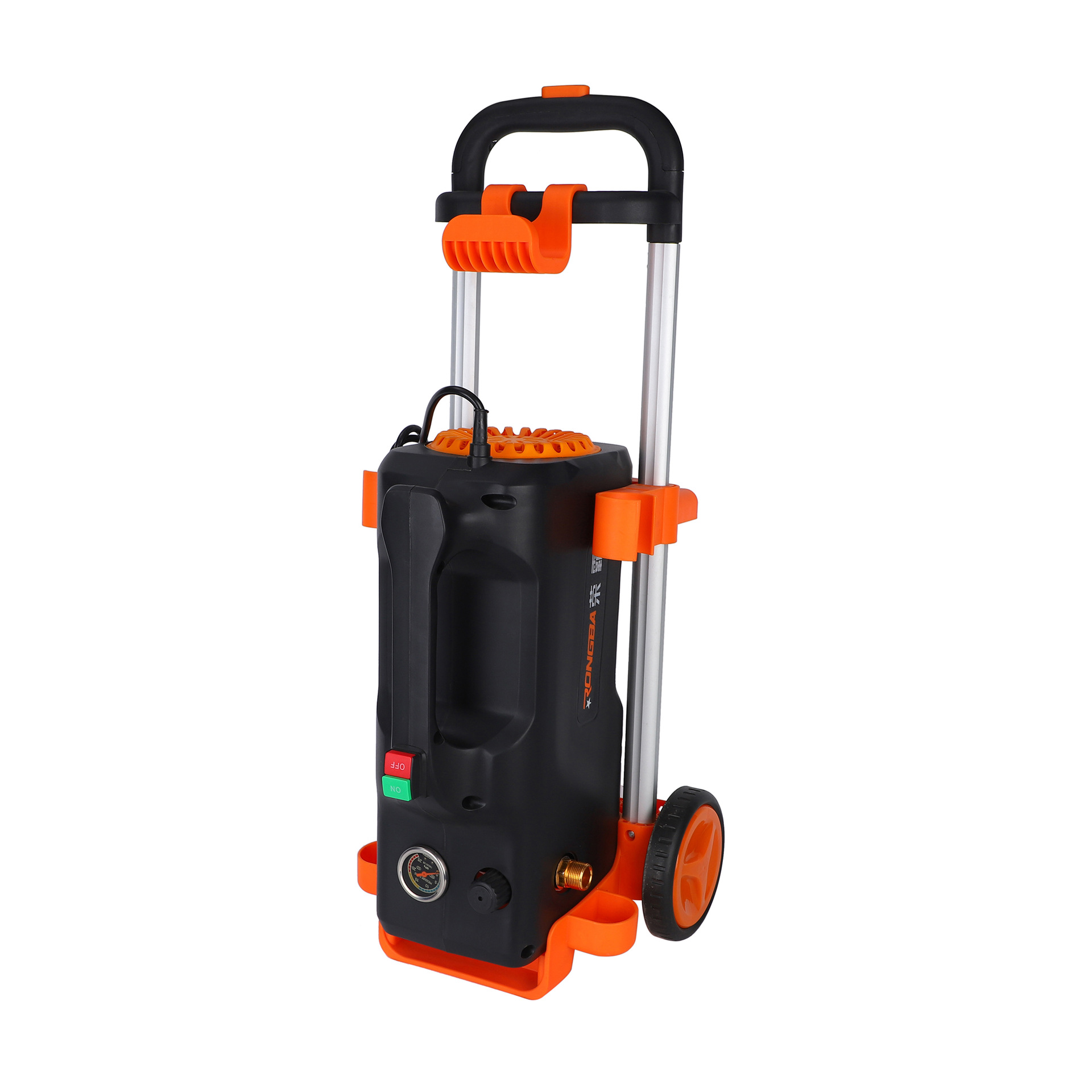 220V Vertical High-Pressure Car Washer for Home Use, Large Pump, High Power, Portable Water Gun, Cleaning Tool, Wholesale from Manufacturer