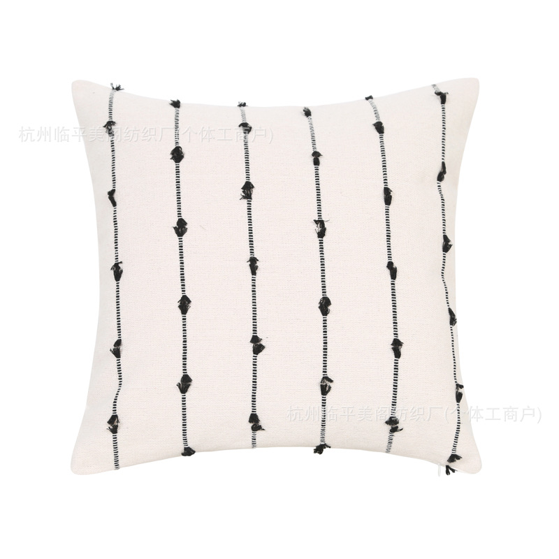 Estrias cortar flores abrazar almohada funda simple moderna almohada en casa sala de estar sofá respaldo sala de modelo almohada de alojamiento