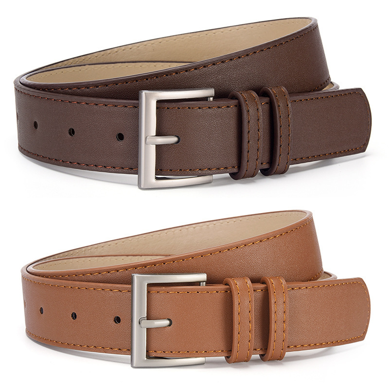 New Pu Women's Belt with Pin Buckle for Casual Pants, Coats, and Jackets, Decorative Women's Autumn and Winter Jeans Belt Factory New Pu Women's Belt with Pin Buckle for Casual Pants, Coats, and Jackets, Decorative Women's Autumn and Winter Jeans Belt Factory