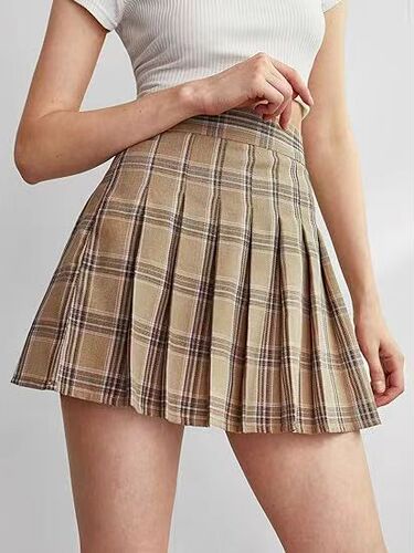 Creative 2024 Spring Princess-Style Fresh and Sweet Women's Clothing Spandex Pleated Skirt Wholesale from Manufacturer