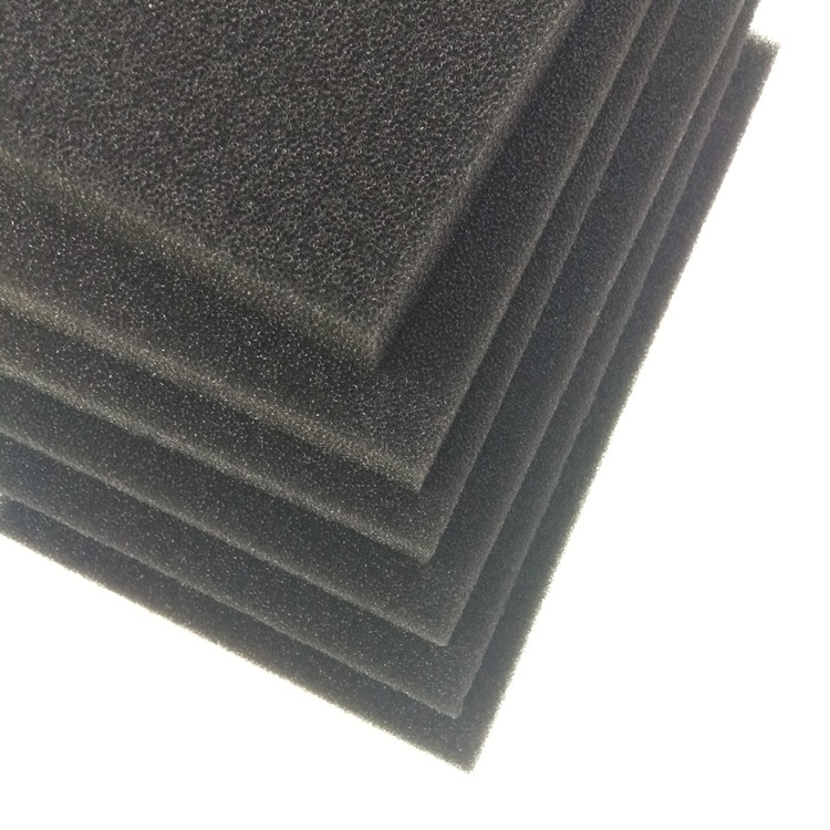 厂家批发50ppi过滤网阻燃海绵 过滤棉片爆破棉防尘透气过滤棉海绵