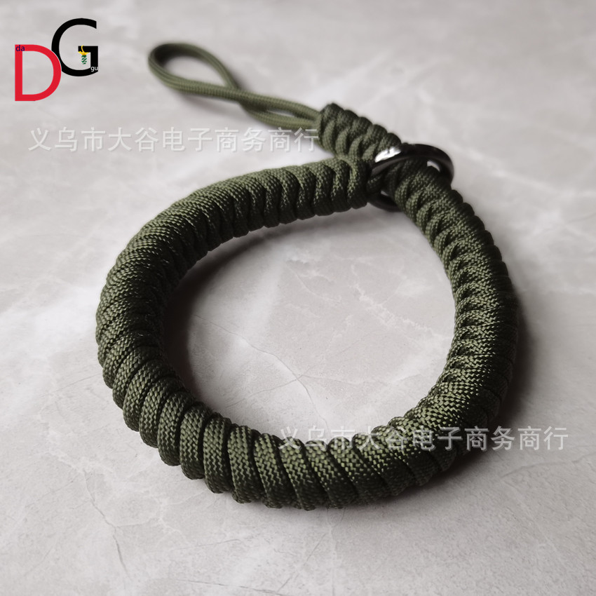 Paraguas al aire libre cuerda de la Cámara correa de muñeca tejida a mano pulsera de supervivencia digital correa de la Cámara anti-Pérdida Anti-caída de la cuerda de la cámara