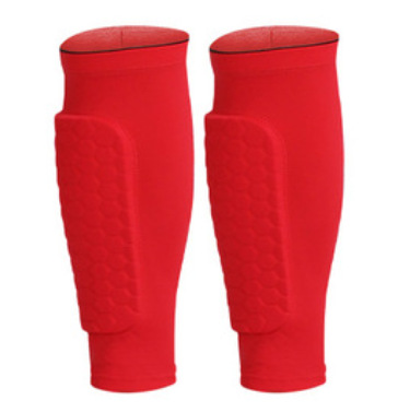 Fábrica al por mayor deportes al aire libre fútbol panal anti-colisión EVA baloncesto Lycra transpirable protección de la pantorrilla Deportes equipo de protección