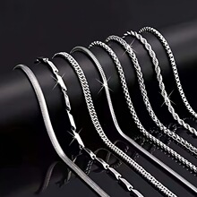 T 77362 NK Chain Cuban Sweater Chain NK 朹Ű�ë��朿羳�¿�