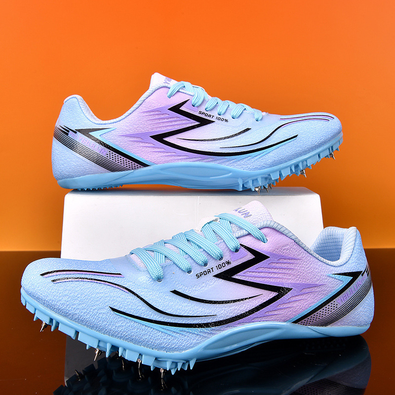 Cross-Border Track and Field Spikes for Men's Short-Distance Running, Professional Spikes for Female Students, Special Long Jump Spikes for High School Entrance Examination Sports, Middle and Short-Distance Running