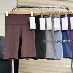 Lu's 同じスタイルの夏用ハイウエストおなかコントロール 5 点ヨガパンツクロスボーダー外国貿易スポーツサイクリングショーツ卸売