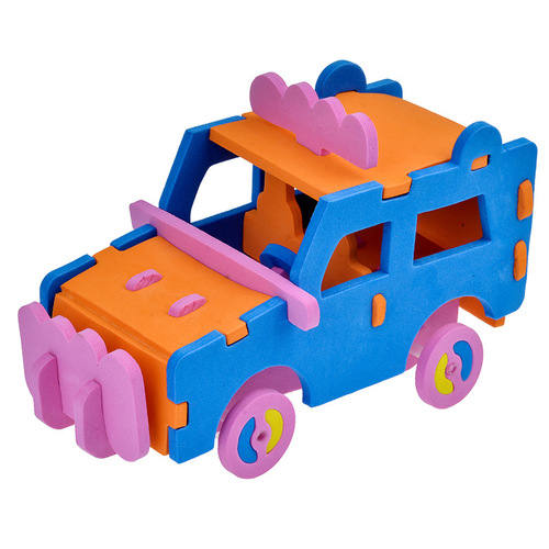 (3D Stereo Puzzle Series) Model EVA Foam Building Block Kindergarten Educational Toy Material
