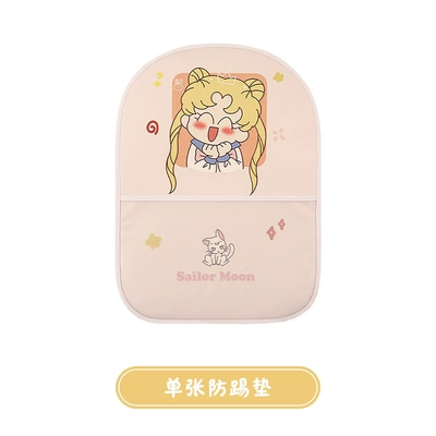 Little Fairy Lady Cute Cartoon Chair Back Anti-Kick Pad Car Seat Back Anti-Fouling Pad Four Seasons with Storage Belt (Chair back anti-kick pad) - little-fairy-anti-kick-pad