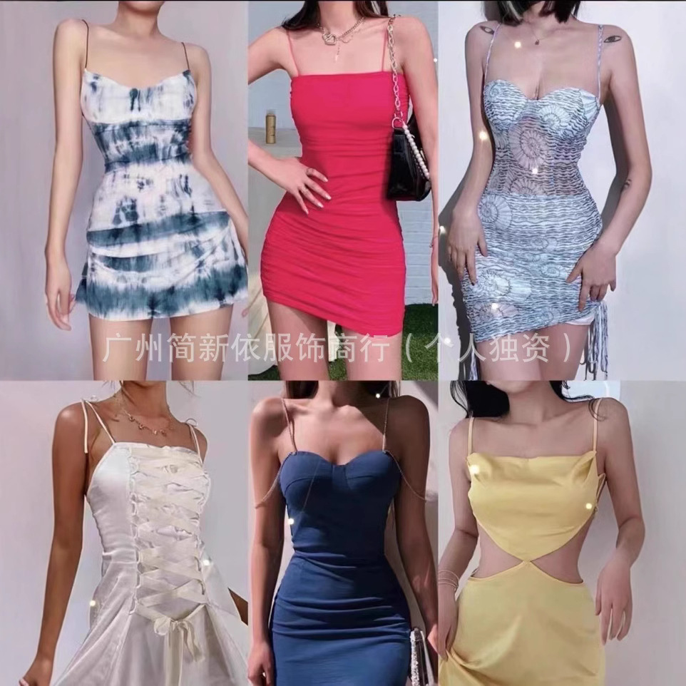 2025 verano mejor vendido tropical sudeste asiático nuevo vestido de SHEIN Xiyin ropa de mujer mayorista