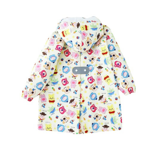 Cartoon Pokémon children's raincoat, waterproof long one-piece raincoat and poncho for boys and girls, baby and toddler with school bag