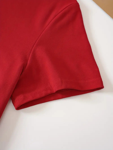 Cross-border TEMU pre-approval dropshipping women's short-sleeve Amazon AliExpress Shopee Western Christmas round neck women's top