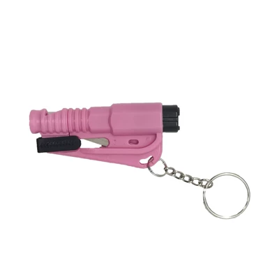Qəza çəkici in-car escape hammer, multifunctional - with-emergency-whistle-pink