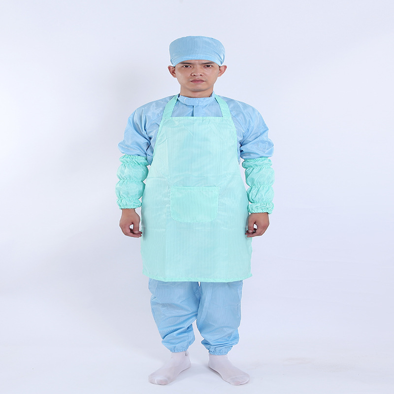 厂家现货 防静电洁净围裙、袖套 批发防静电无尘洁净服 厂家批发