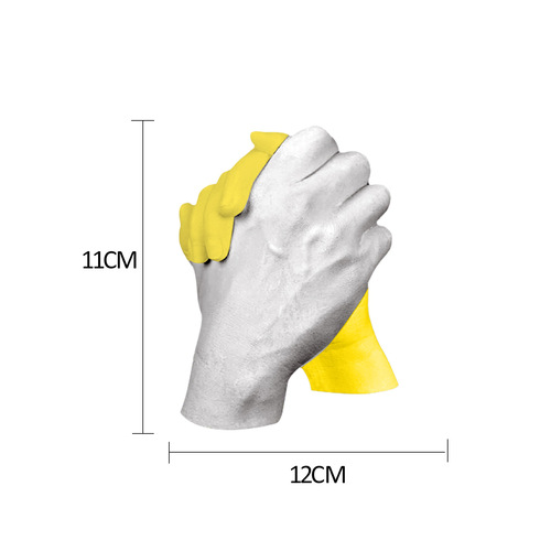 Jue-Fish 3D Hand Mold Powder Valentine's Day Clone Plaster DIY Creative Souvenir Mother's Day Children's Day