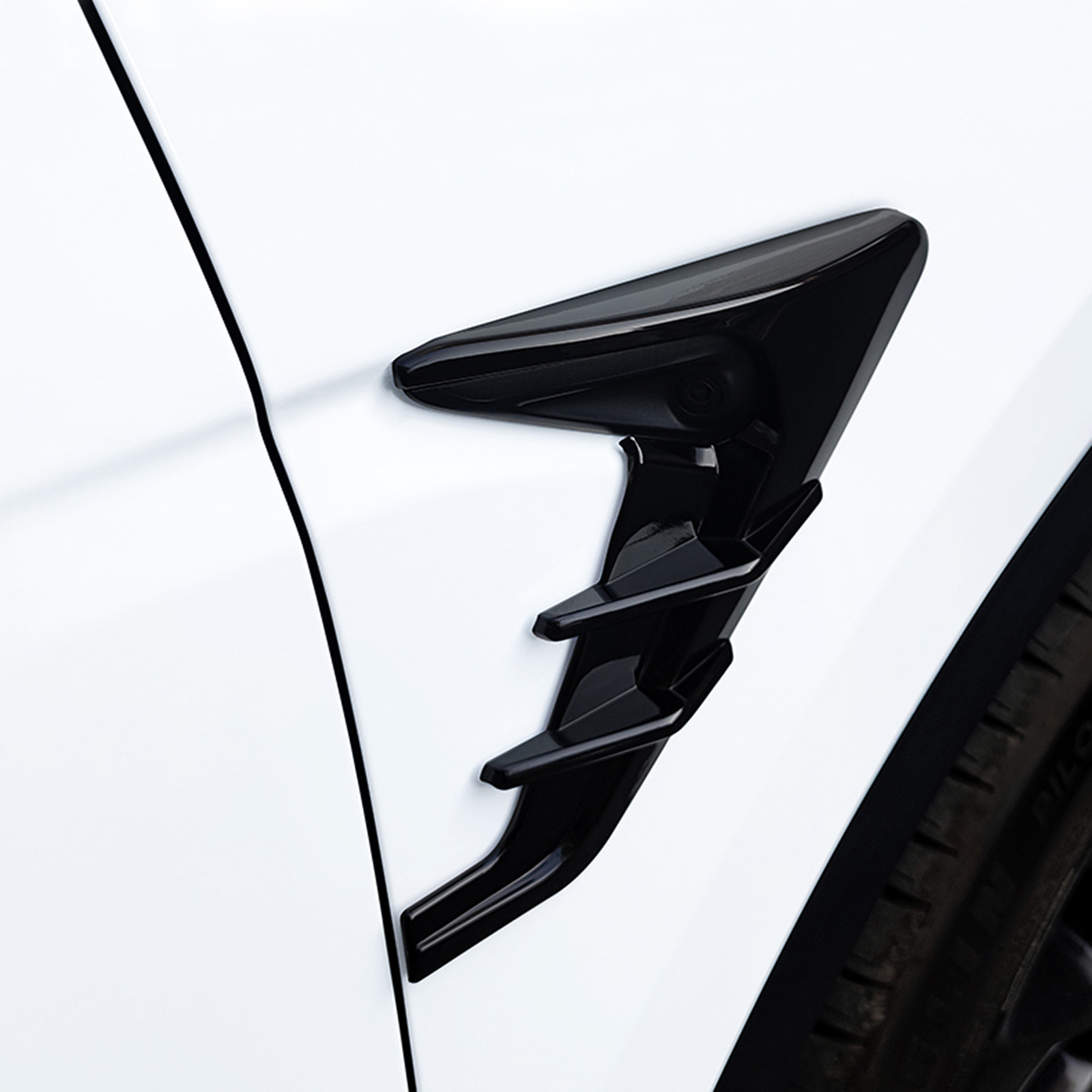Suitable for Tesla Model 3/Y fender thunder side emblem camera decorative cover protective cover modification