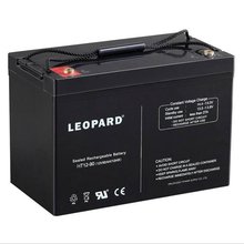 LEOPARD蓄电池 HTS12-100 美洲豹12V100AH电池 直流屏 ups电源用