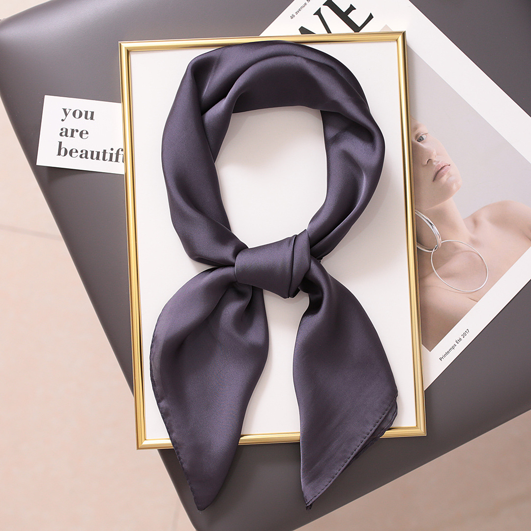 Small Square Scarf For Women, Versatile Professional Neck Wrap_voghion.com