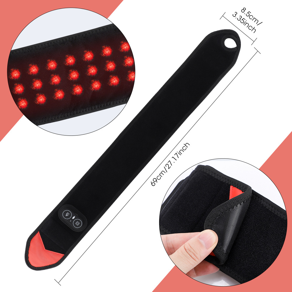 Multifunctional hand red light therapeutic massage