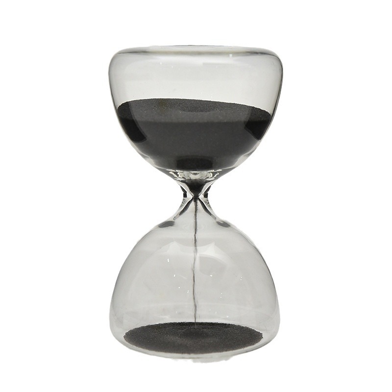 5 minutos de vidrio reloj de arena temporizador redondo pequeño reloj de arena regalo creativo para el hogar reloj de arena decoración fábrica al por mayor