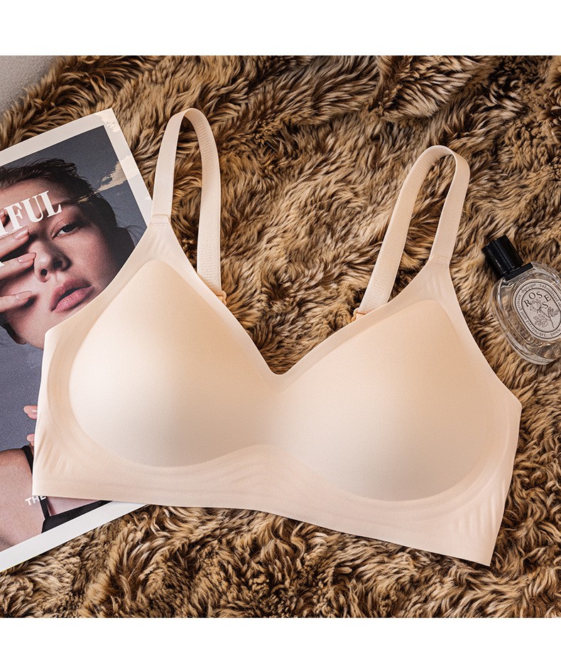 Venta directa de fábrica comercio electrónico transfronterizo Sudeste de Asia Vietnam Tailandia damas sin costuras sujetador de recogida lateral cómodo