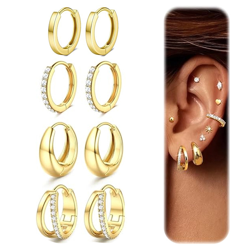 Silver pointed spike labret stud material detail