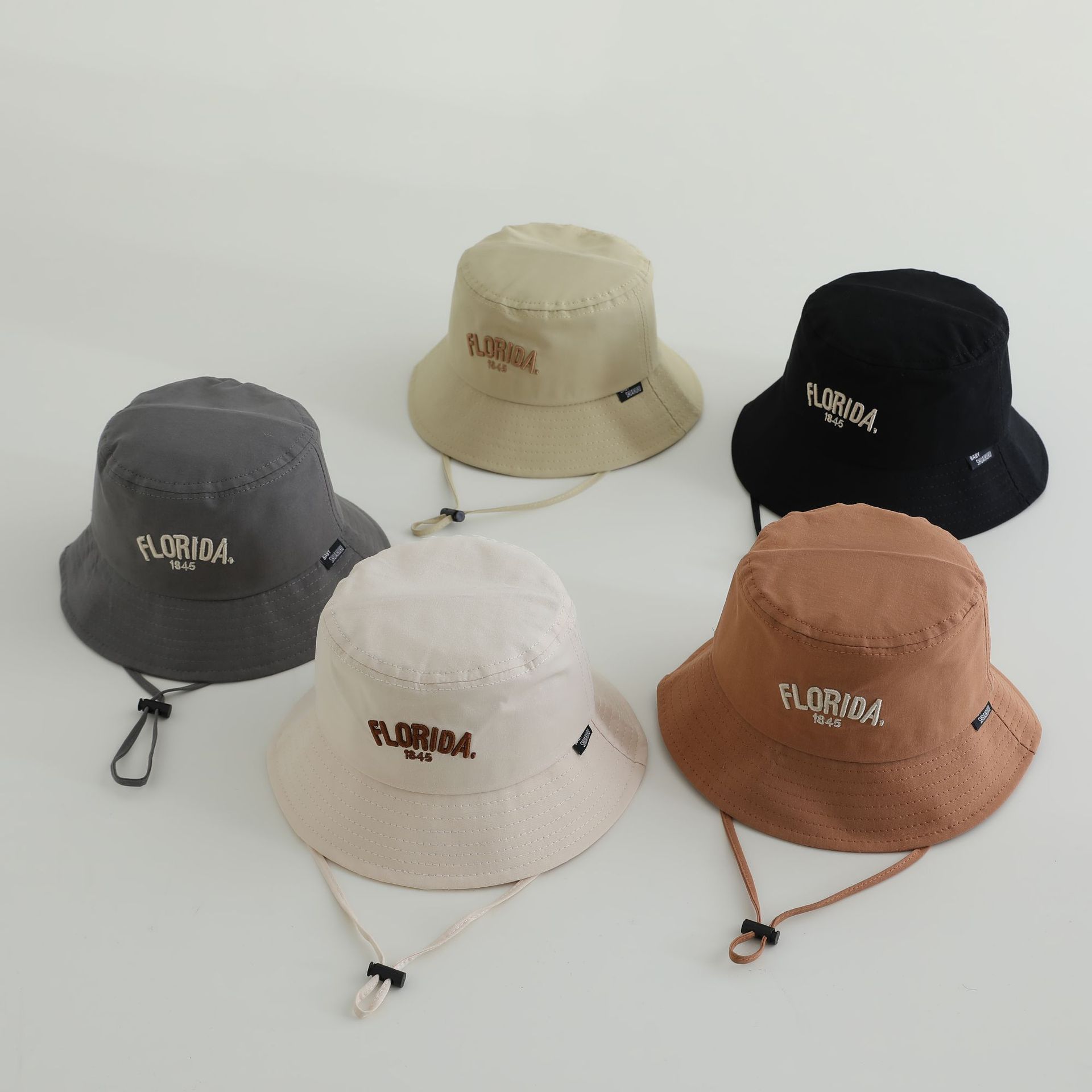 ins sombrero de pescador de bebé coreano primavera y otoño letras casuales versátiles sombrero para niños sombrero para niños sombrero para niñas