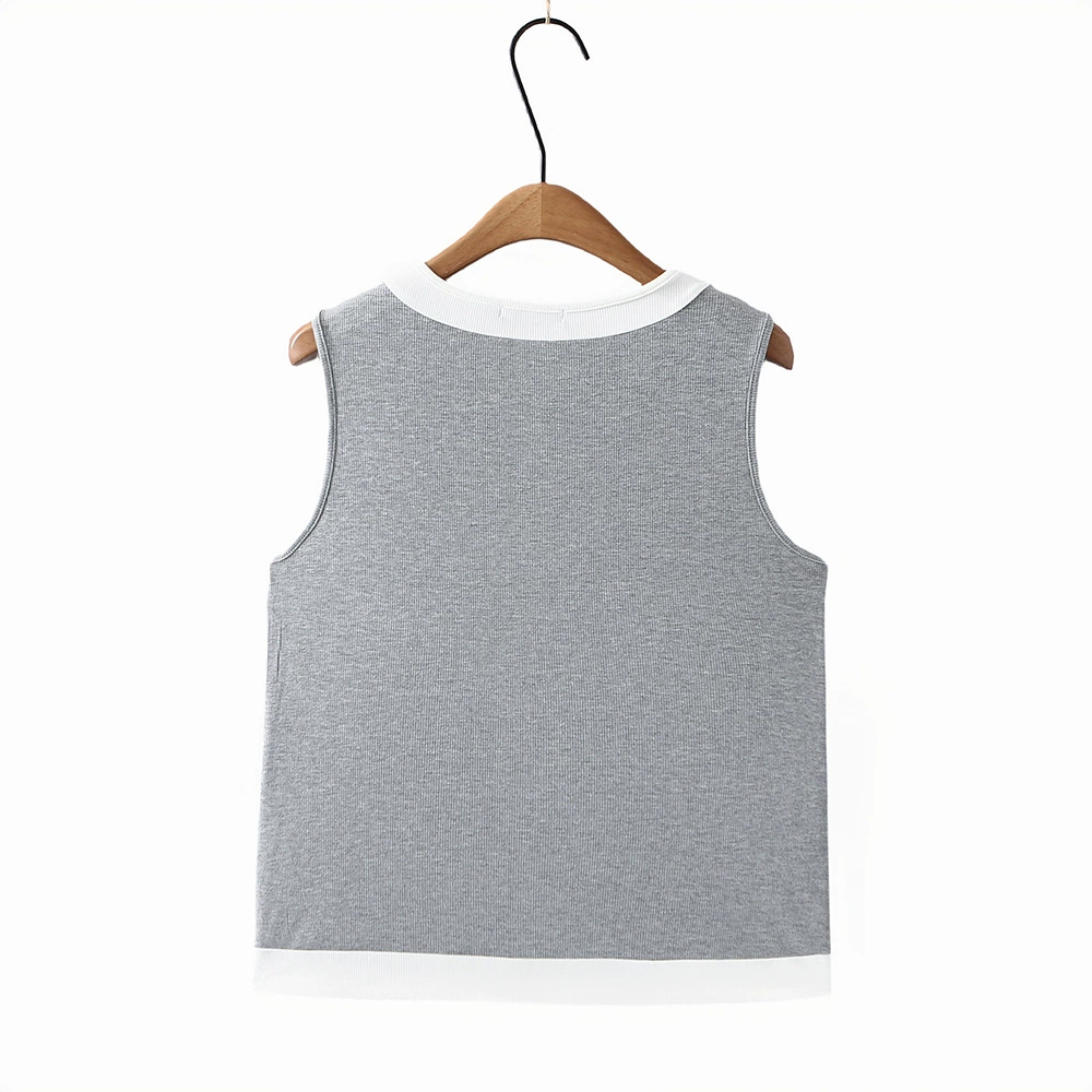 Summer vest, base body-friendly T-shirt sleevless, plus size