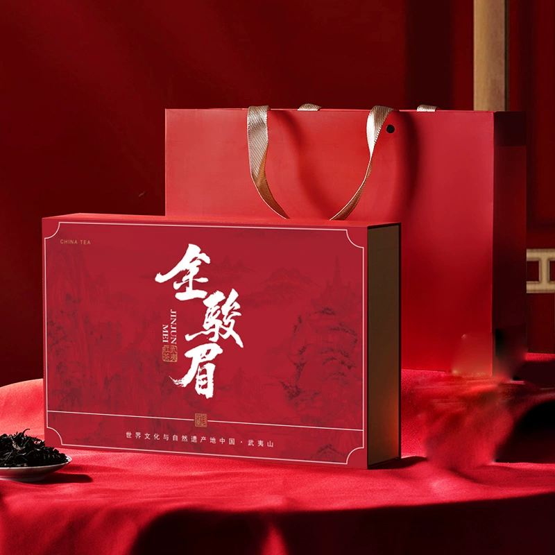 Wuyishan черный чай Jin Junmei чай новая Подарочная коробка чая Dahongpao Zhengshan подарок гонки трепещет поколение волос