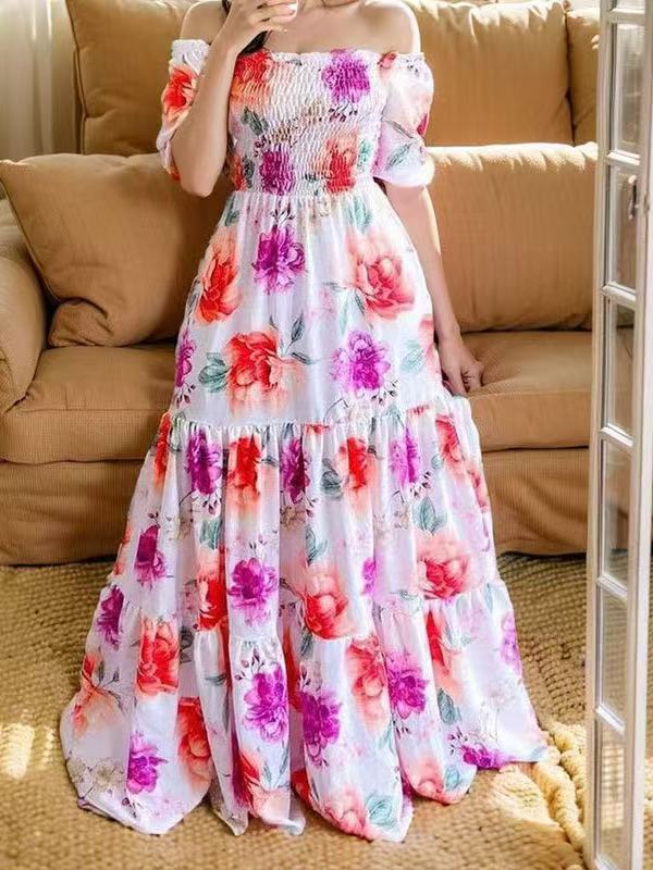 Women's Floral Summer Maxi Dress