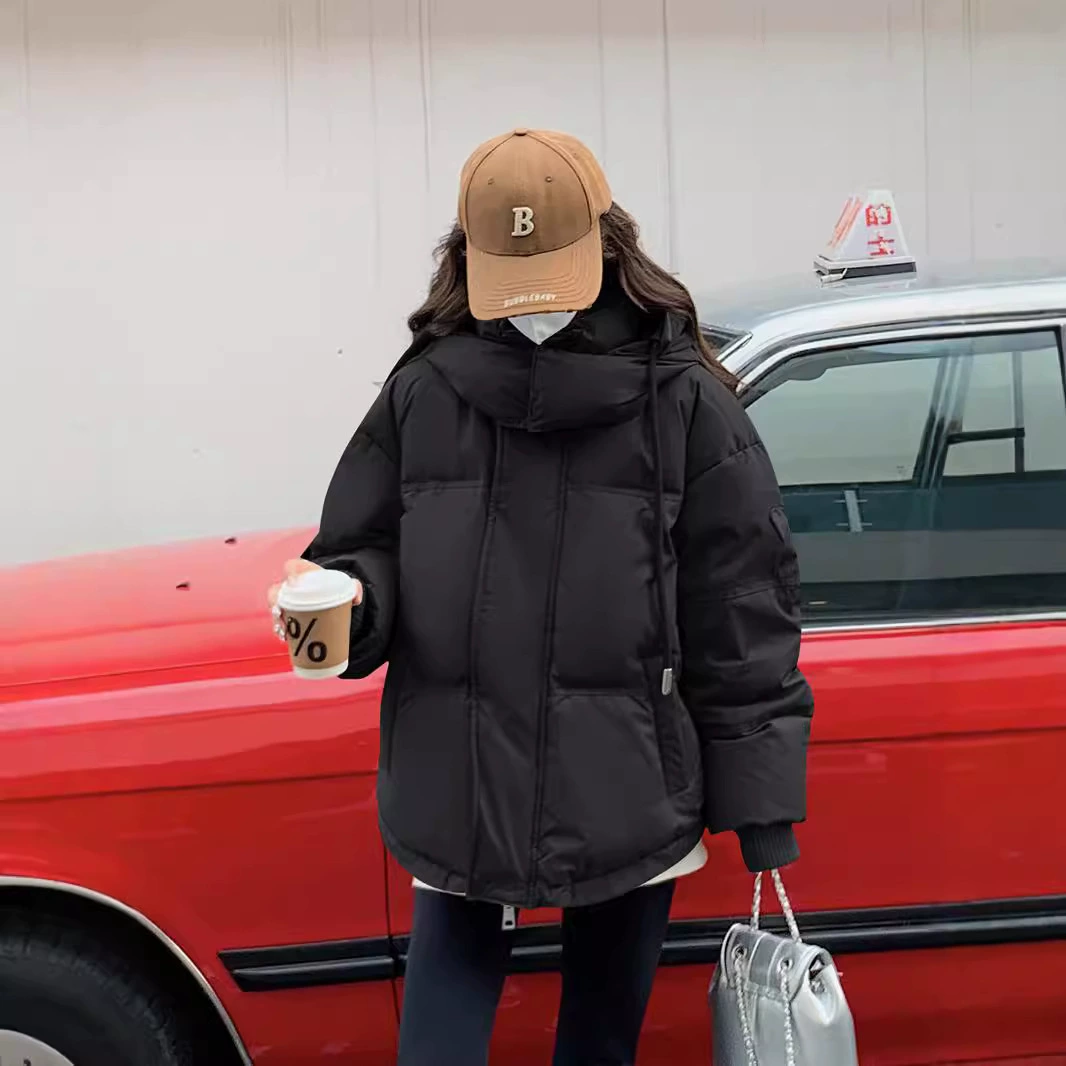 Short down jacket with down for students, custom-made, Korean style, plus size, for beloved