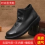 单层高帮男士新款皮鞋