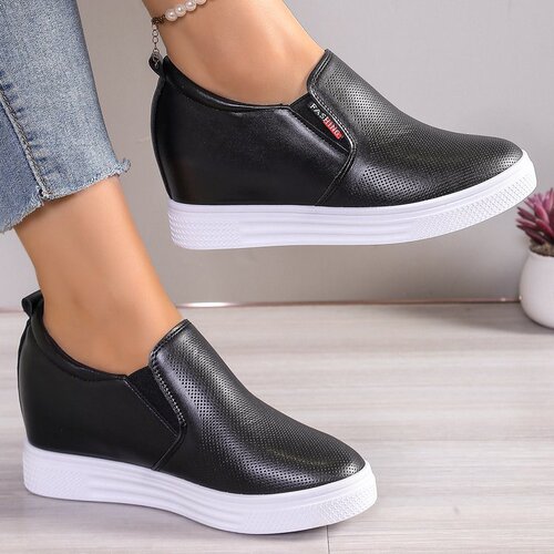 Cross-border hot height-increasing small white shoes, flat anti-slip students 'shoes, step-on soft leather women's single-layer shoes