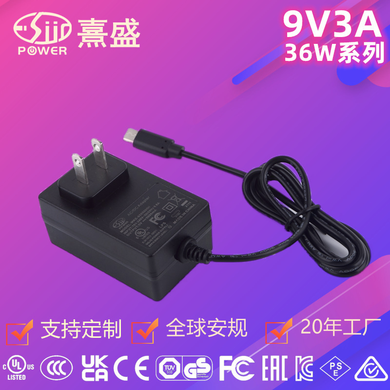9V3A 27W Power Adapter Ul Fcc Certified Massager Led Small Appliances Water Purifier