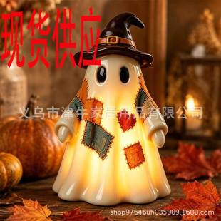 Patchwork Ghost Halloween Decor�͹�ƴ�������f�}���b�