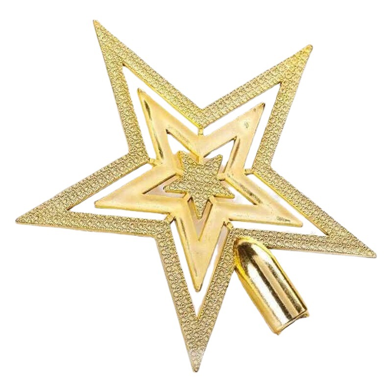 Adornos para árboles de Navidad Árbol de Navidad Top Star Christmas Star Tablero DE LUZ DE Navidad Árbol Top Star