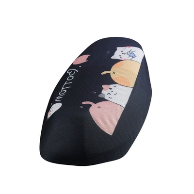 Motorcycle cushion — electric scooters and motorcycles, wholesale - cartoon-cat-fish-m