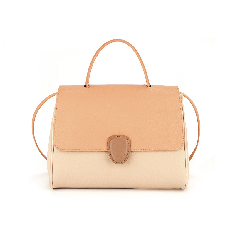 Echtes Leder Schultertasche Große Umhängetasche Damen Handtasche_voghion.com