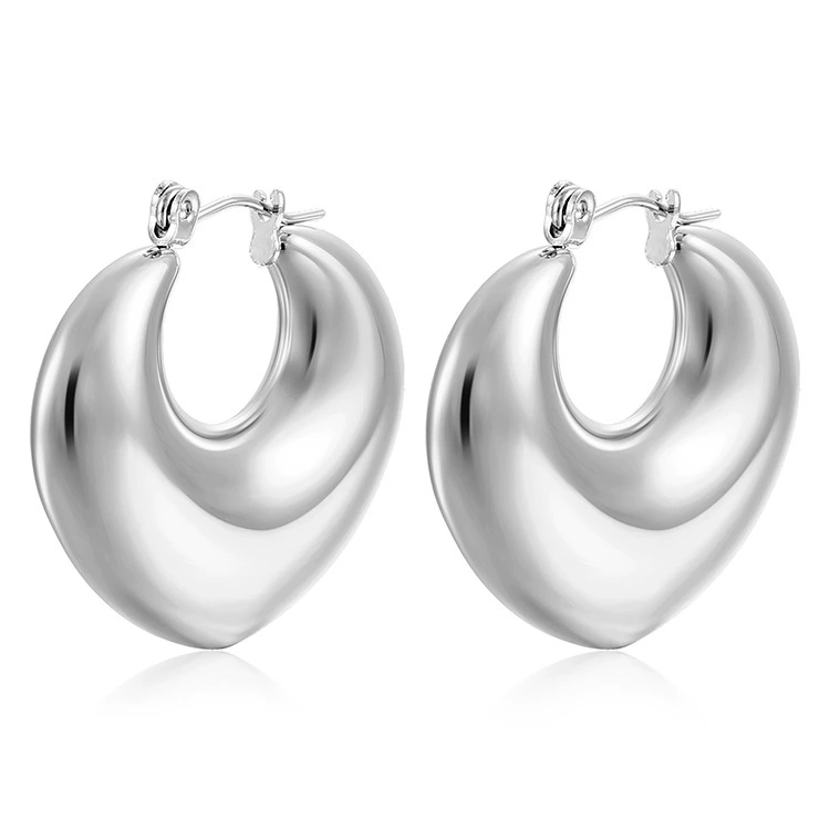 Серьги из нержавеющей стали, европейский стиль, 18 К, оптовая продажа