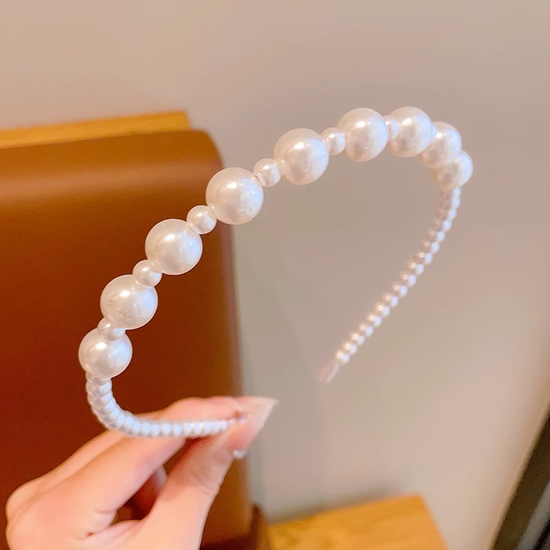 Super Hada niña princesa tocado horquilla de alto sentido de los niños perla diadema niña Mori Hada belleza no apretado pelo paquete