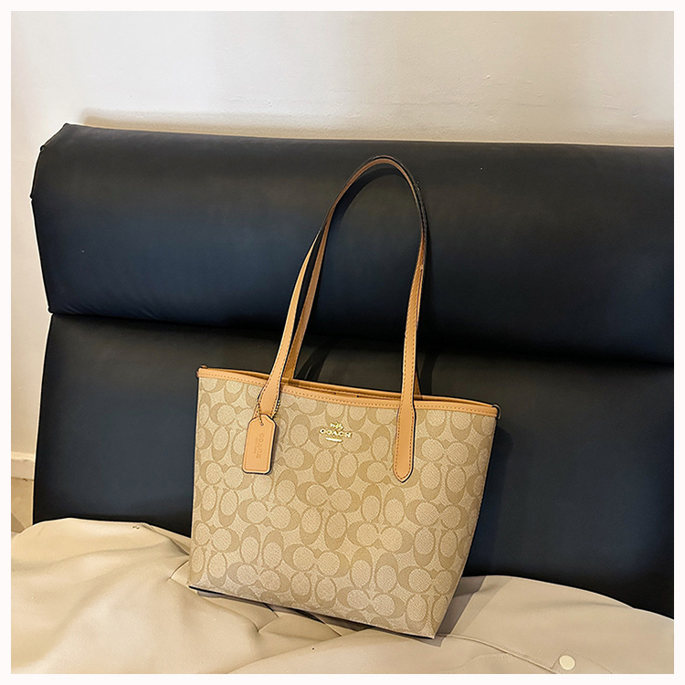 Oleco City26 Small Tote Bag Classic Monogram Basket Shoulder Handbag Crossbody Commuter Fashion Women's Bag Oleco City26 Small Tote Bag Classic Monogram Basket Shoulder Handbag Crossbody Commuter Fashion Women's Bag