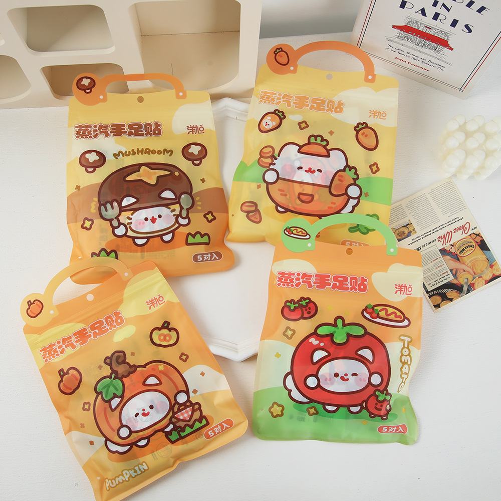 Pequeño tomate calentador de manos auto-calentador para bebés calentadores de manos y pies para estudiantes calentadores de manos al aire libre calentadores de manos vestidos